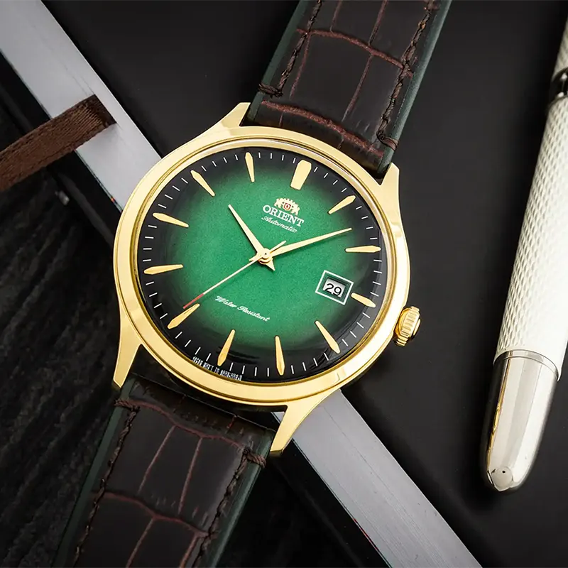 Orient Bambino Version 4 Green Dial Men's Watch | FAC08002F0